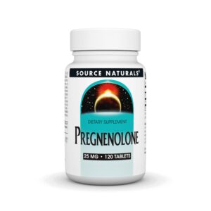 source naturals pregnenolone 25mg - 120 tablets