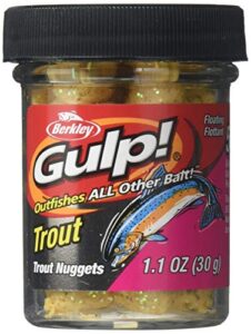 berkley gulp! trout nuggets , chunky cheese , 1-ounce