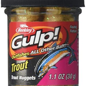 Berkley Gulp! Trout Nuggets , Chunky Cheese , 1-Ounce