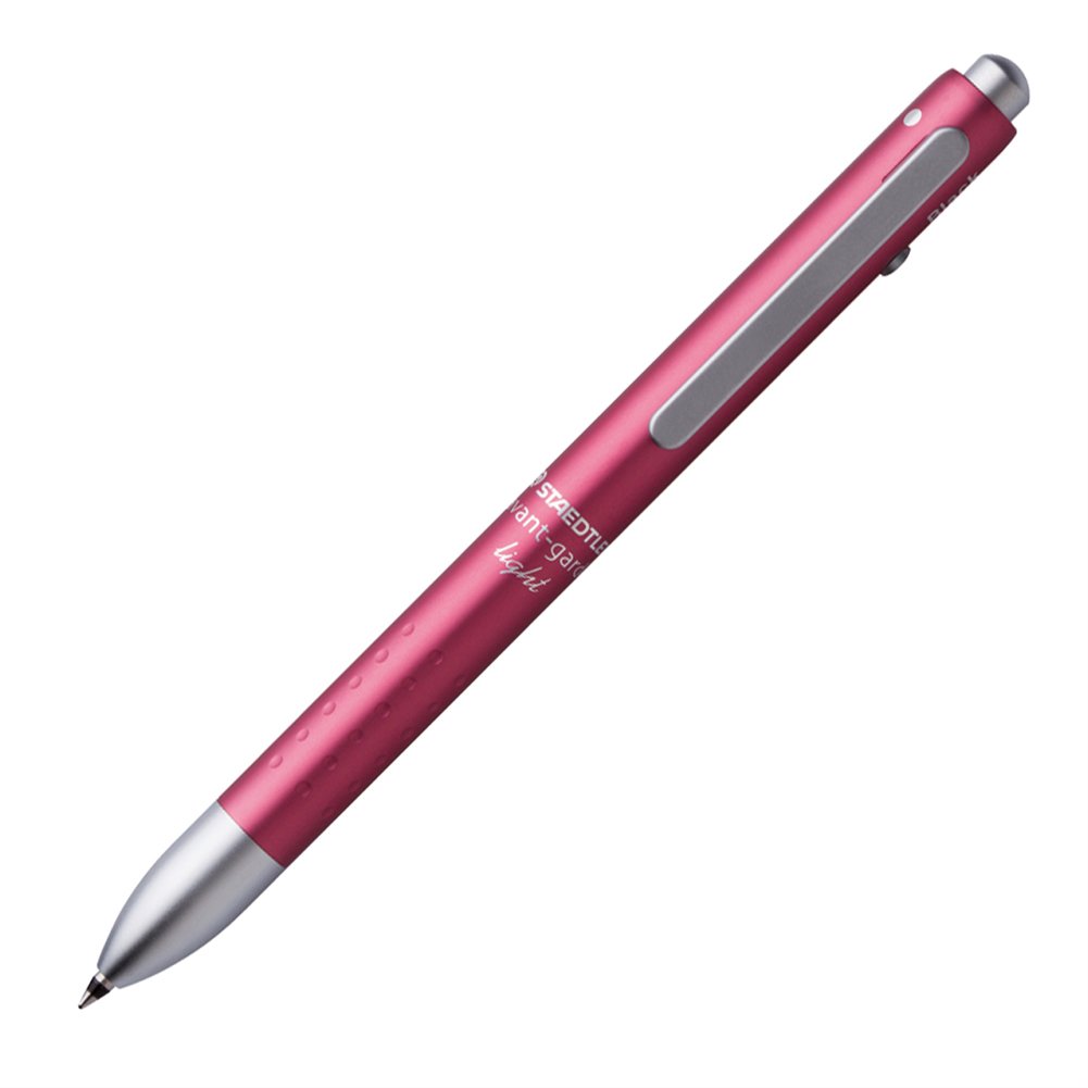 Staedtler Multi Function Avant Grade Light Carmine, Red Ink Ballpoint Pen Plus 0.5mm Mechanical Pencil (927AGL-CM)