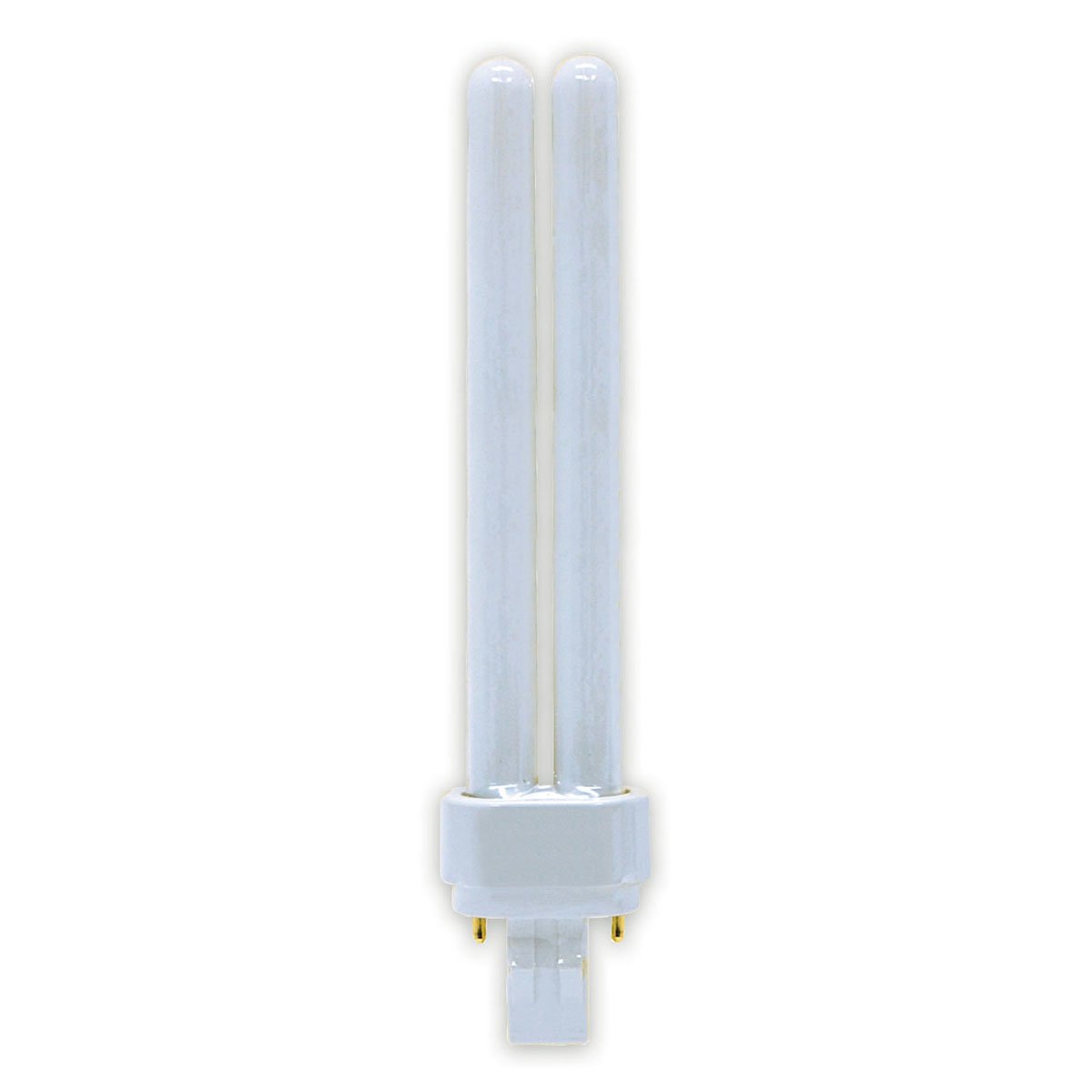 GE 97612 Traditional Lighting Compact Fluorescent PLUG-in QUAD, 1 Count (Pack of 1), Warm White (3500K)