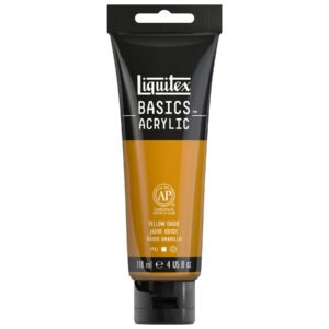 liquitex basics acrylic paint, 118ml (4-oz) tube, yellow oxide