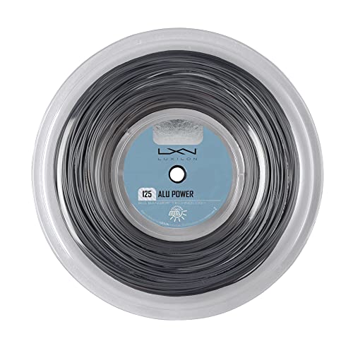 Luxilon ALU Power 125 Tennis String - 220m Reel, Silver