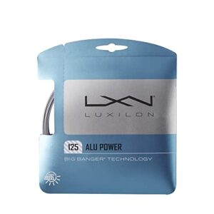 luxilion alu power 125 tennis racquet string set (16l gauge, 1.25 mm)