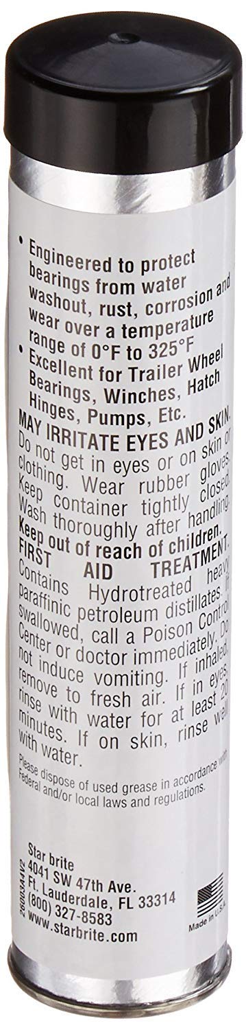 STAR BRITE Wheel Bearing Grease -3 OZ Cartridges 2 Pack (026003)