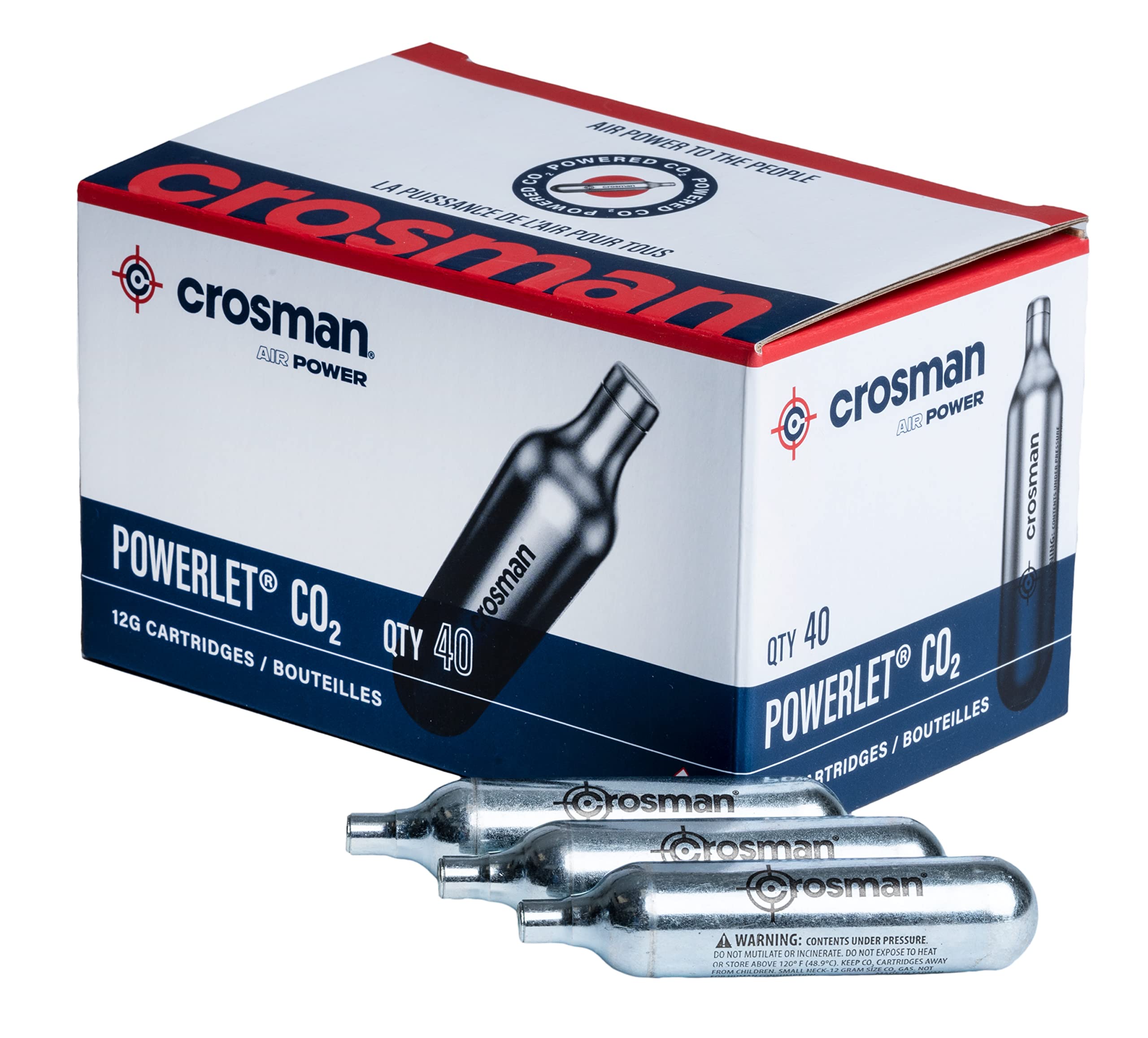 Crosman 12 Gram CO2 (40 Cartridges)