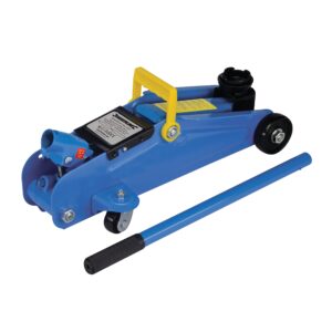 silverline 633935 hydraulic trolley jack 2 tonne , blue