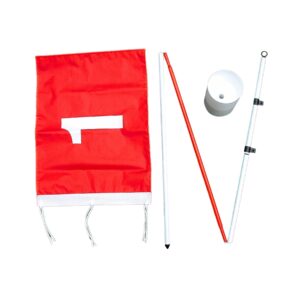 proactive sports backyard flagstick steel pole and golf cup