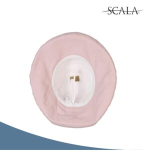 Scala Women's Cotton Hat with Inner Drawstring and Upf 50+ Rating,Coral Rose,One Size