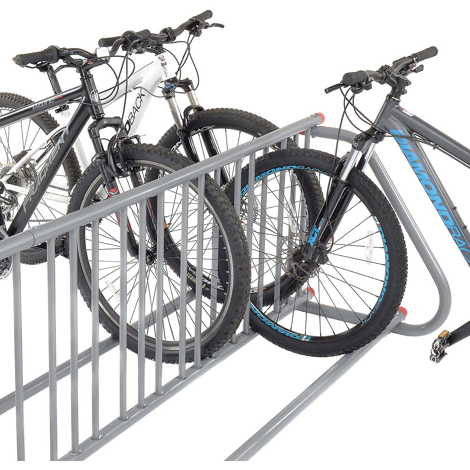 Global Industrial 111" L Grid Bike Rack, Double Sided, 18-Bike Capacity, Powder Coated Steel