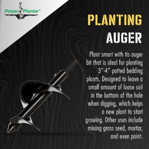 Power Planter 100% USA Made 3"x7" Bulb & Bedding Plant Auger