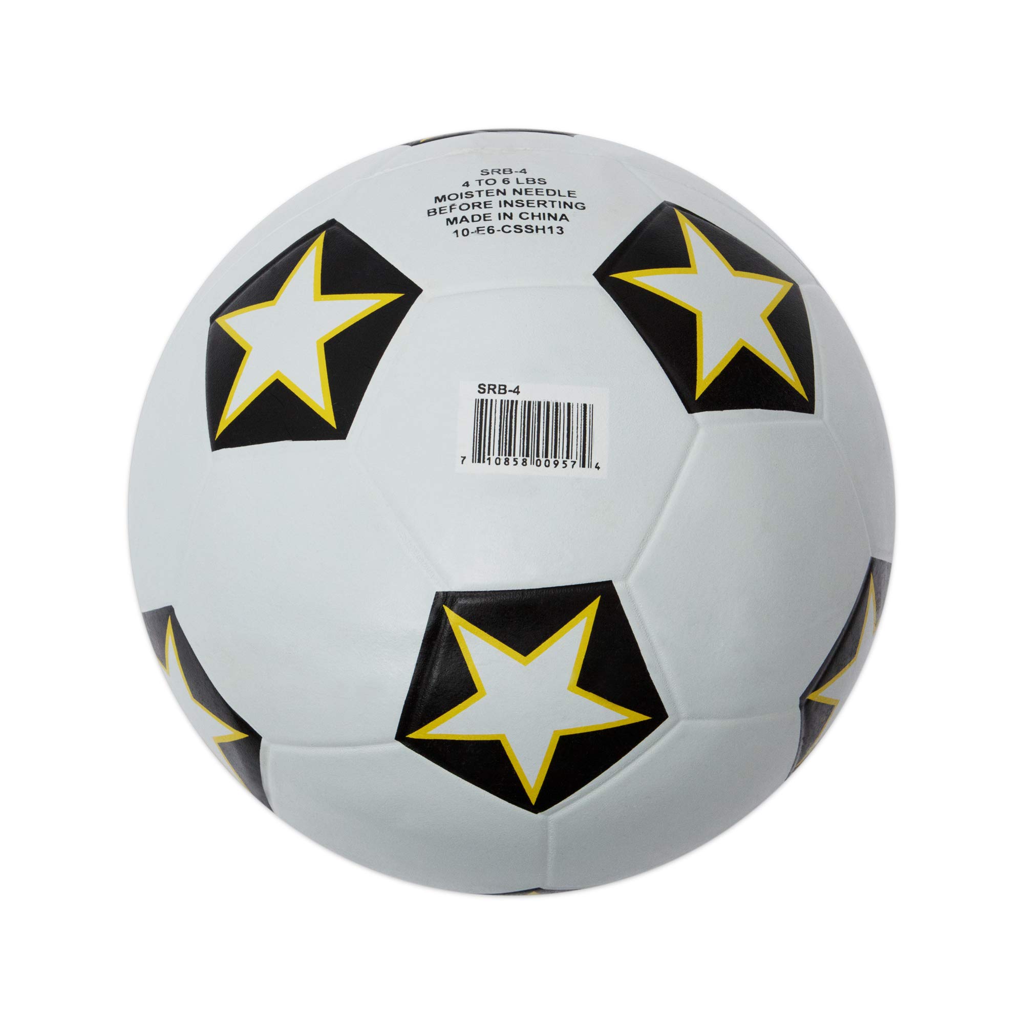 Champion Sports Rubber Cover Soccer Ball - Size 4