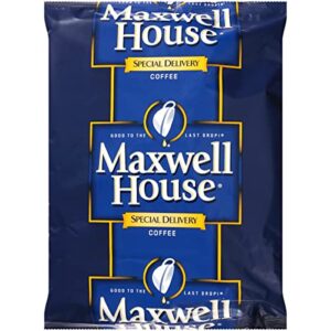 maxwell house special delivery ground coffee single serve (1.4 oz bags, pack of 42)