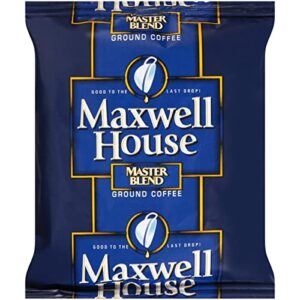 maxwell house master blend ground coffee (42 ct pack, 1.1 oz packets)