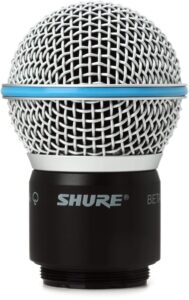 shure rpw118 replacement cartridge, housing, and grille for wireless beta 58a microphones