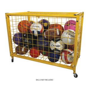 Champion Sports Locking Ball Storage Locker (42 Inch x 24 Inch x 29 3/4 Inch)