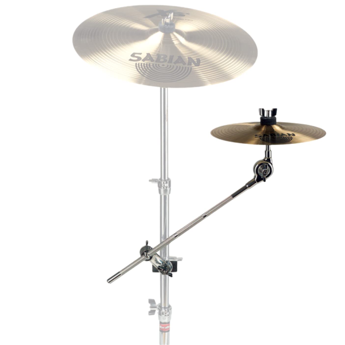 Gibraltar Long Boom Attachment Cymbal Arm with Rotating Grabber Clamp Holder (SC-CLBAC, 18")