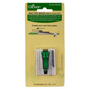 clover bias tape maker width: 6mm, 6.00mm, green