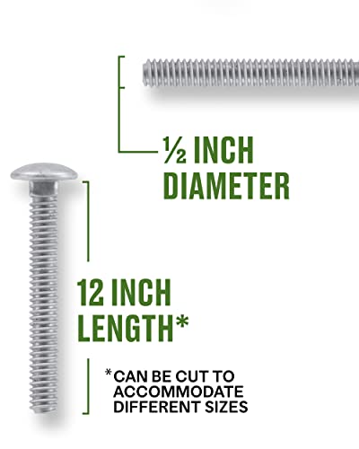 Hillman 1/2X12 Carriage Bolt