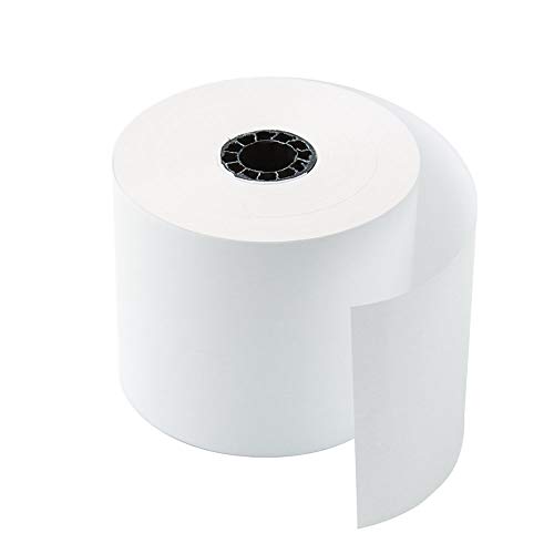 Office Depot 1-Ply Paper Rolls, 3in. x 128ft, White, Pack of 10, 109023