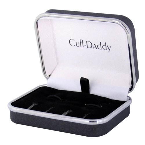 Cuff-Daddy Mother of Pearl Gold Cufflinks and Studs with Presentation Box