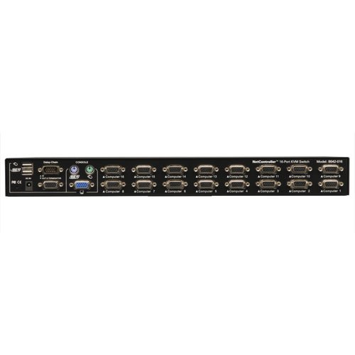 Tripp Lite B042-016 16-Port 1U Rackmount USB PS2 KVM Switch with On-Screen Display