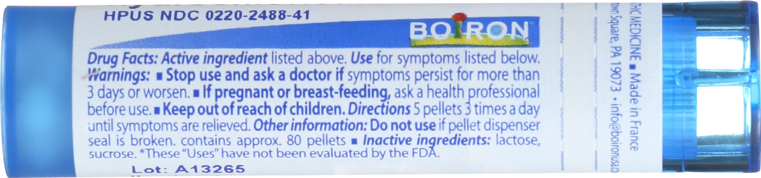 Boiron Histaminum Hydrochloricum 30, 80 Pellets, Homeopathic Medicine for Allergy Relief