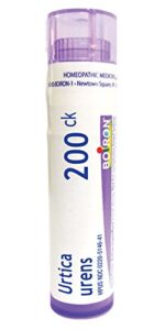 boiron urtica urens 200ck, 80 pellets, homeopathic medicine for skin rash, 80 count (pack of 1)