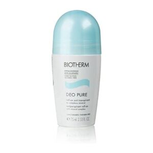 deo pure antiperspirant roll-on by biotherm, 2.53 ounce