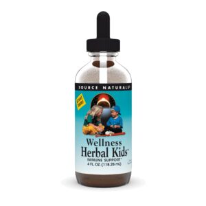 source naturals wellness herbal kids liquid formula - for immune system support - 4 fluid oz