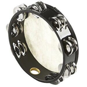 Remo Fiberskyn Tambourine - Quadura Black, 8"