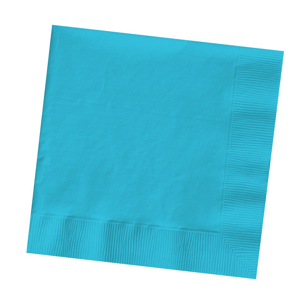 Creative Converting Beverage, 3 PLY Napkins, 50 Count, Bermuda Blue