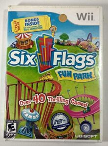 six flags fun park - nintendo wii