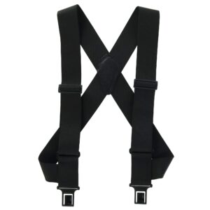 2 inch perry outback "comfort" suspenders (wear like a vest) (black,regular size)