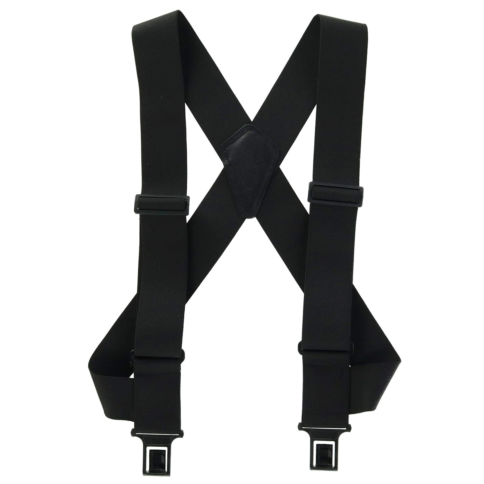 2 inch Perry Outback "Comfort" Suspenders (Wear Like a Vest) (Black,Regular size)