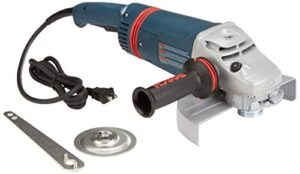 bosch 1893-6 9 large angle grinder with rat tail handle, black,grey,green