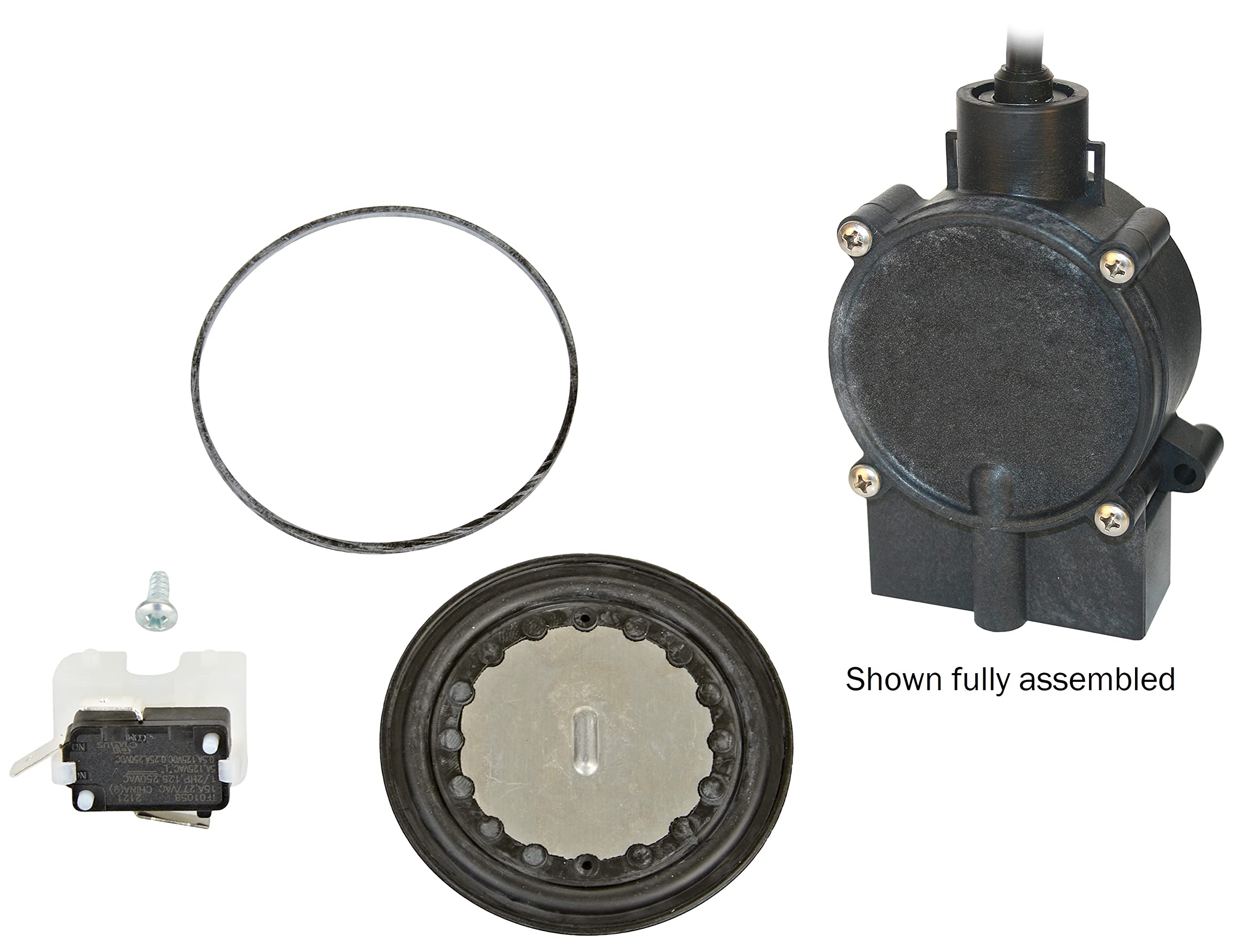 Little Giant SPRK-2 Sump Pump Diaphragm Switch Repair Kit WITHOUT Casing, Black, 599320