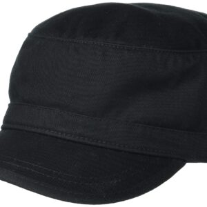 econscious SWEET-250 100% Organic Cotton Twill Adjustable Corps Hat, Black