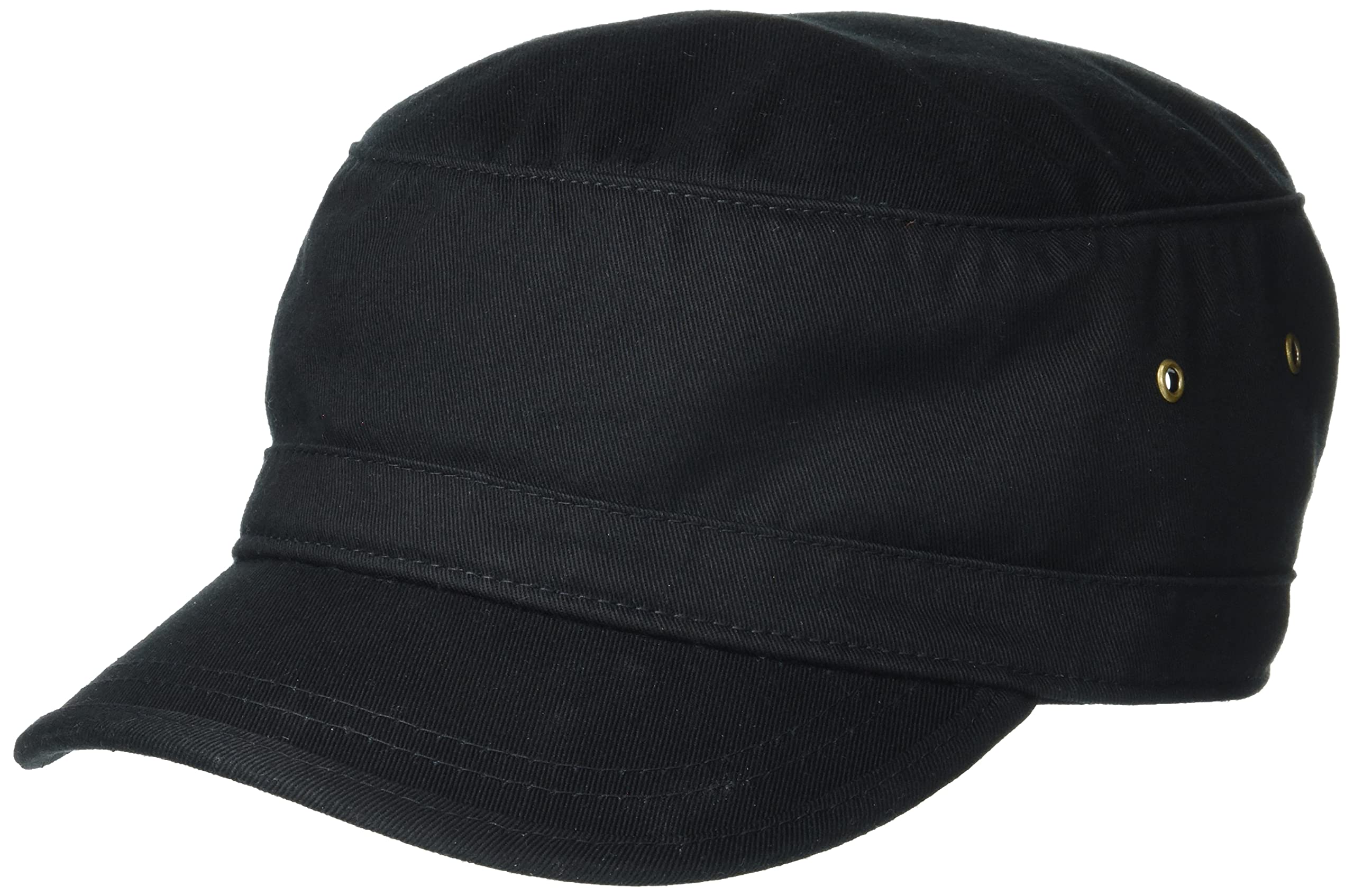 econscious SWEET-250 100% Organic Cotton Twill Adjustable Corps Hat, Black