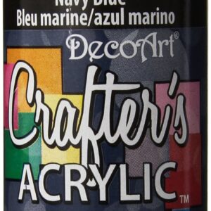 DecoArt Acrylic Paint, 2 Fl Oz (Pack of 1), Navy Blue