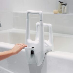 Moen DN7075 Home Care Locking Dual Tub Grip, Glacier