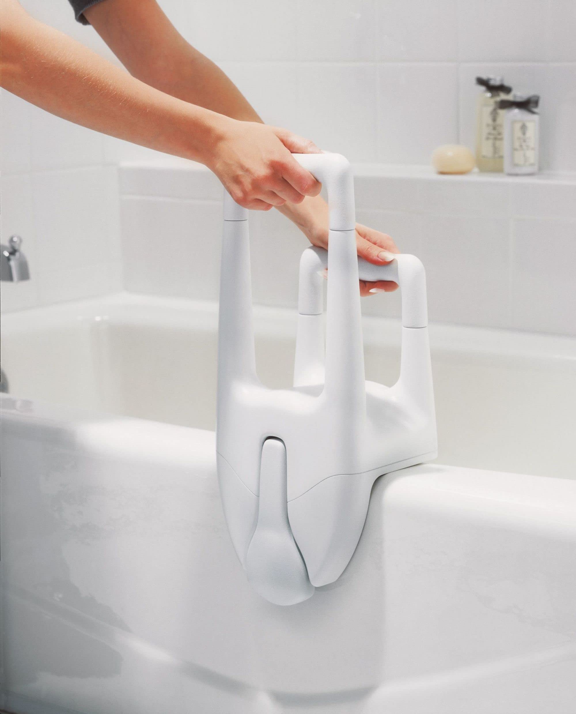 Moen DN7075 Home Care Locking Dual Tub Grip, Glacier