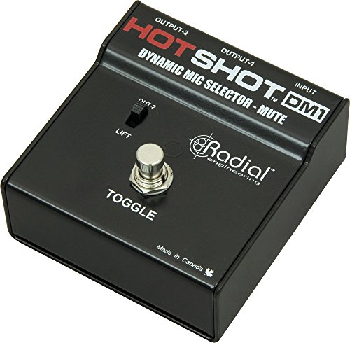 Radial Engineering HotShot DM1 Microphone Signal Muting Footswitch