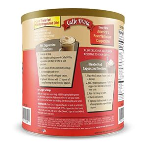 Caffe D’Vita Mocha Cappuccino 4 lb. can (64 oz.)