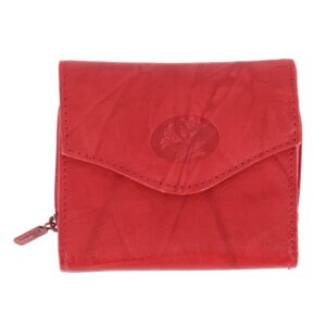 Buxton Heiress Zip Around Wallet RED