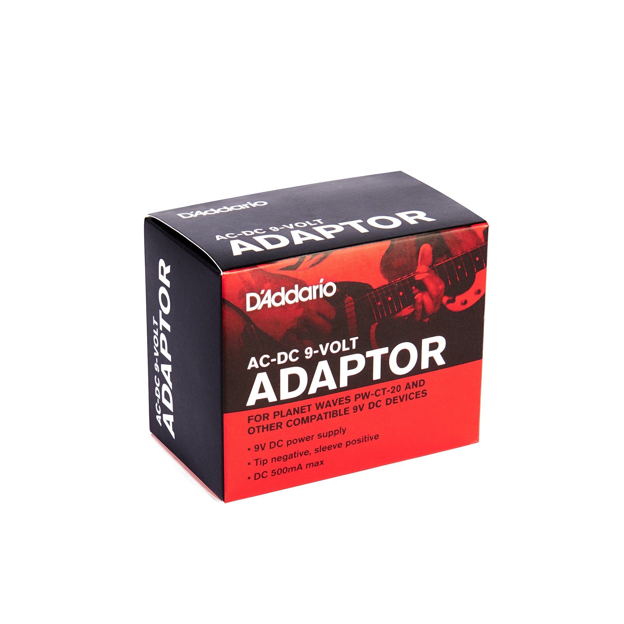 D'Addario Accessories PW-CT-9V DC Power Adapter – Pedalboard Power Supply - Minimize Need to Change Batteries on Pedalboard and Other Devices Requiring 9V – Guitar Pedal Power Supply