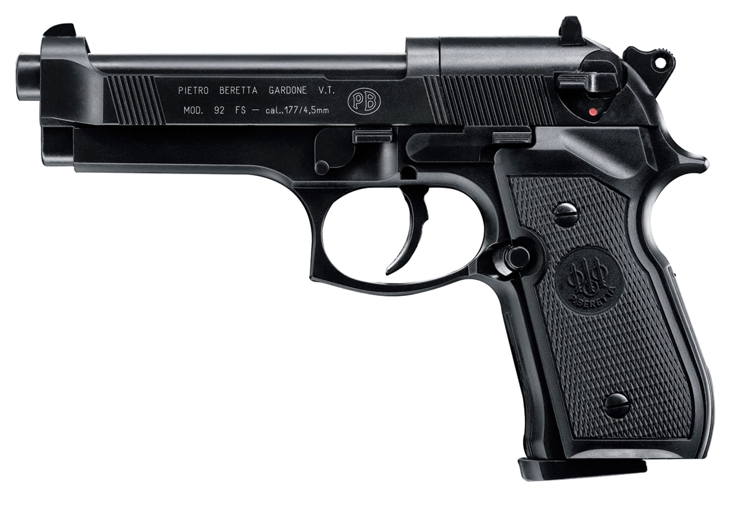 Beretta M 92 FS All Metal .177 Caliber Pellet Gun Air Pistol, Black, One Size