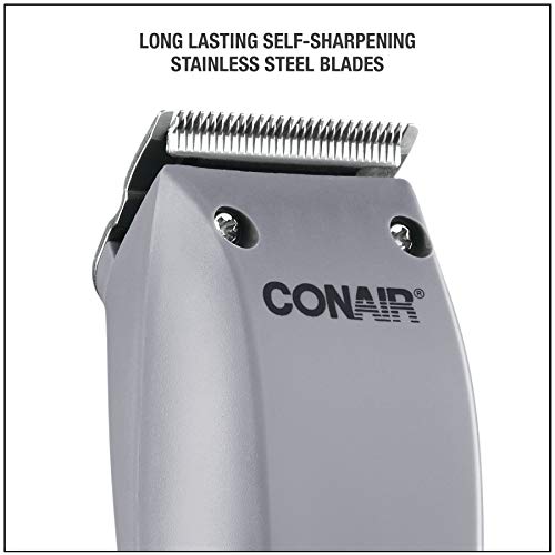 ConairMAN Simple Cut, Hair Clippers for Men, 10-piece Home Hair Cutting Kit