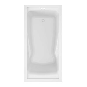 american standard 7236v002.020 evolution 6 ft. x 36 in. deep soaking tub with reversible drain, white