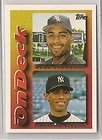 mariano rivera (new york yankees) / lyle mouton (chicago white sox) 1995 topps traded "on deck" mlb rookie card #130t